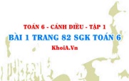 Bài 1 trang 82 SGK Toán 6 tập 1 Cánh Diều